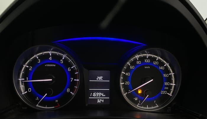 2017 Maruti Baleno DELTA PETROL 1.2, Petrol, Manual, 1,16,983 km, Odometer Image
