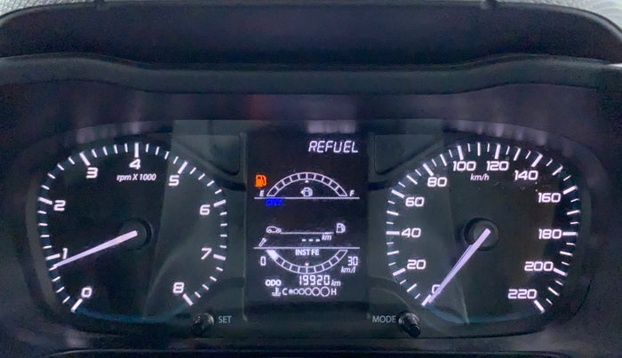 2021 Tata ALTROZ XE PETROL, Petrol, Manual, 19,920 km, Odometer Image