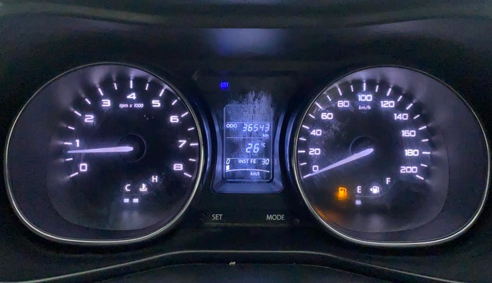 2017 Tata NEXON XZ PLUS PETROL DUAL TONE, Petrol, Manual, 36,543 km, Odometer Image