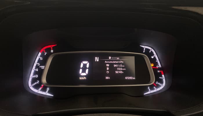2022 KIA SONET HTX 1.0 IMT, Petrol, Manual, 47,243 km, Odometer Image
