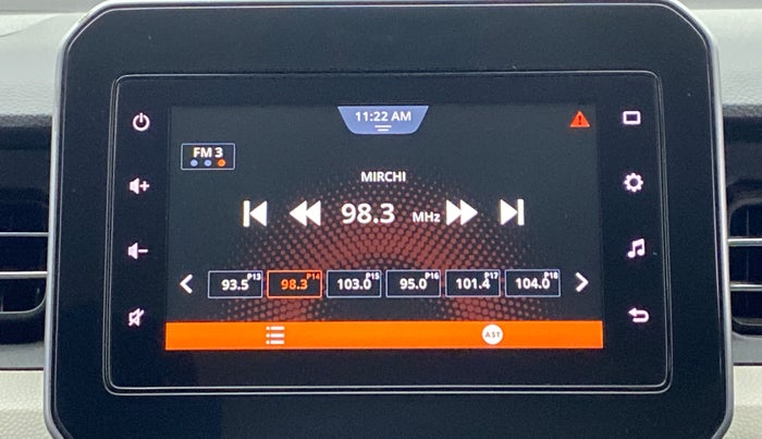 2021 Maruti IGNIS ALPHA 1.2 K12, Petrol, Manual, 31,530 km, Infotainment System