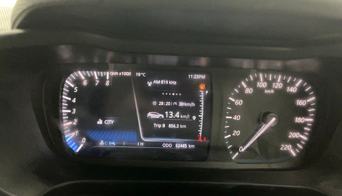 2020 Tata ALTROZ XZ PETROL, Petrol, Manual, 52,416 km, Odometer Image