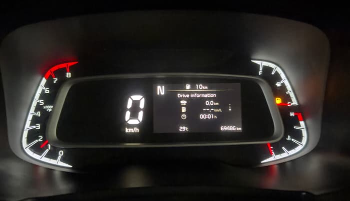 2022 KIA SONET HTX 1.0 IMT, Petrol, Manual, 69,486 km, Odometer Image