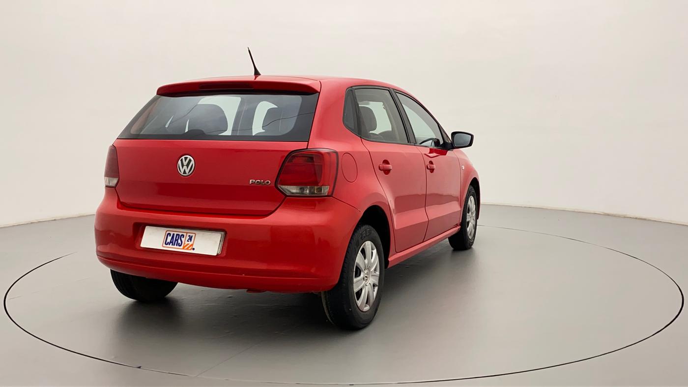 2010 Volkswagen Polo TRENDLINE 1.2L PETROL, Petrol, Manual, 96,293 km, Right Back Diagonal