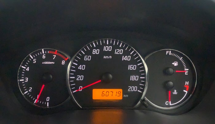 2012 Maruti Swift Dzire ZXI, Petrol, Manual, 60,719 km, Odometer Image