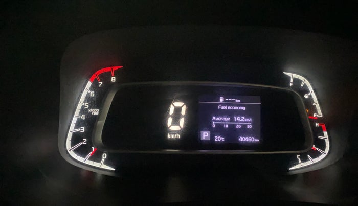 2020 KIA SONET HTK PLUS 1.0 DCT, Petrol, Automatic, 40,443 km, Odometer Image