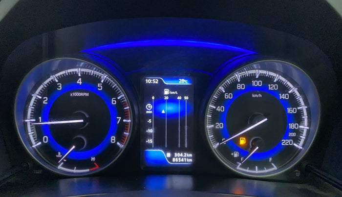2017 Maruti Baleno ALPHA PETROL 1.2, Petrol, Manual, 86,541 km, Odometer Image