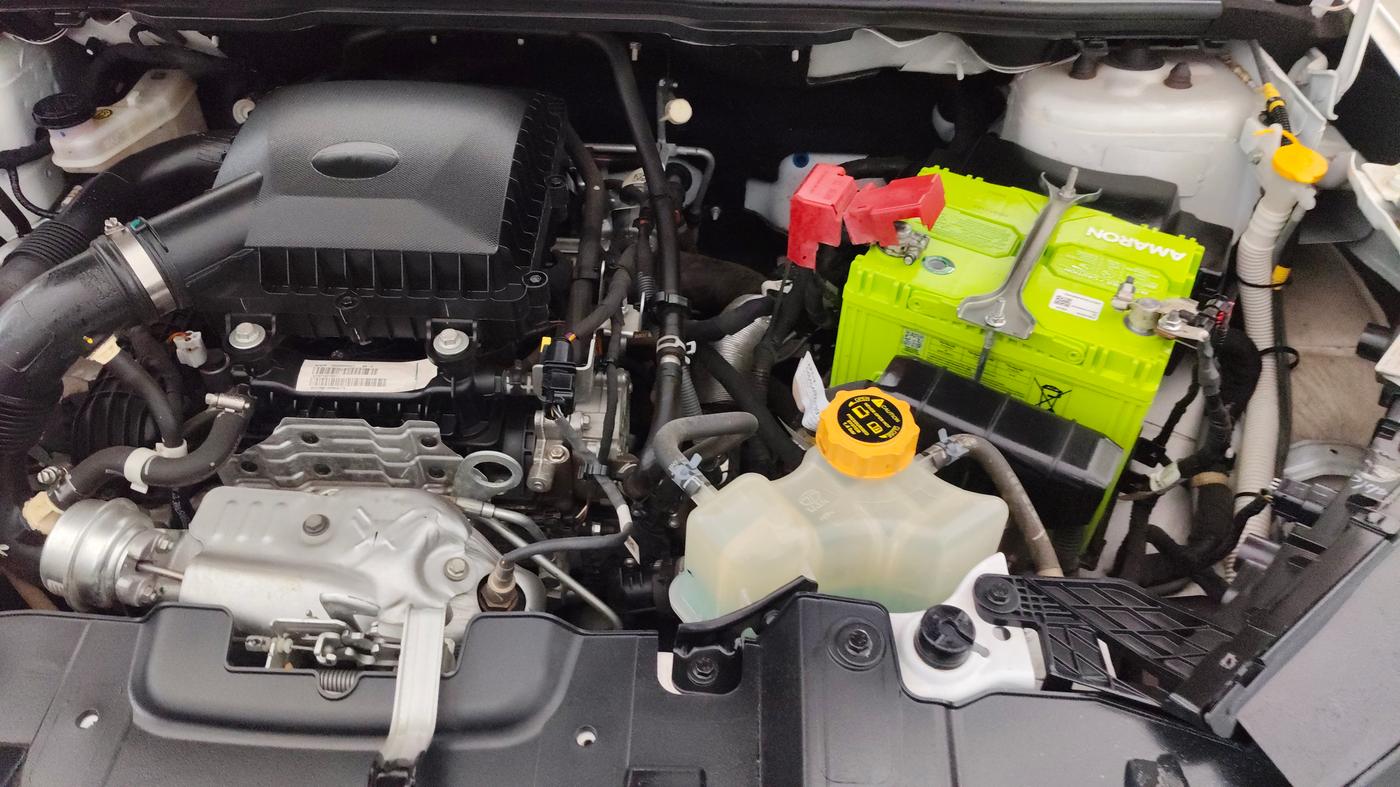 2024 Tata NEXON CREATIVE+ DCA 1.2 PETROL, Petrol, Automatic, 4,498 km, Engine View - Left