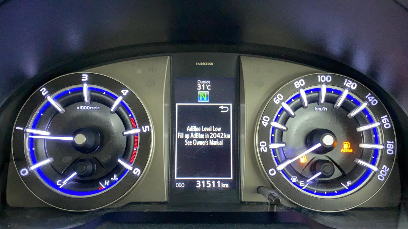 2020 Toyota Innova Crysta 2.4 ZX AT, Diesel, Automatic, 32,208 km, Odometer Image