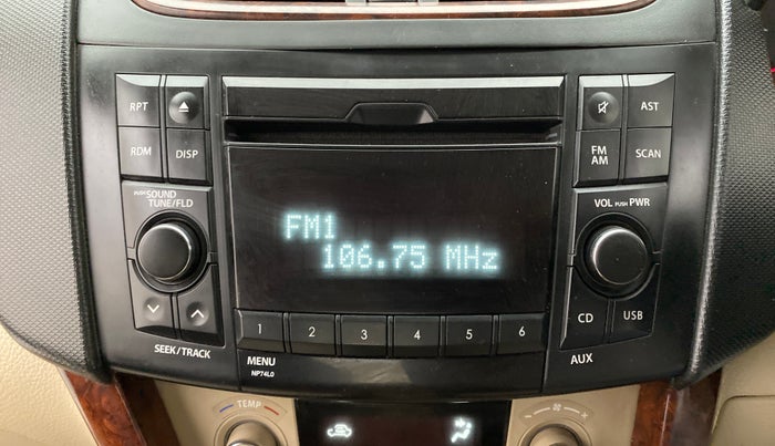 2012 Maruti Swift Dzire ZDI, Diesel, Manual, 98,358 km, Infotainment system - Button has minor damage