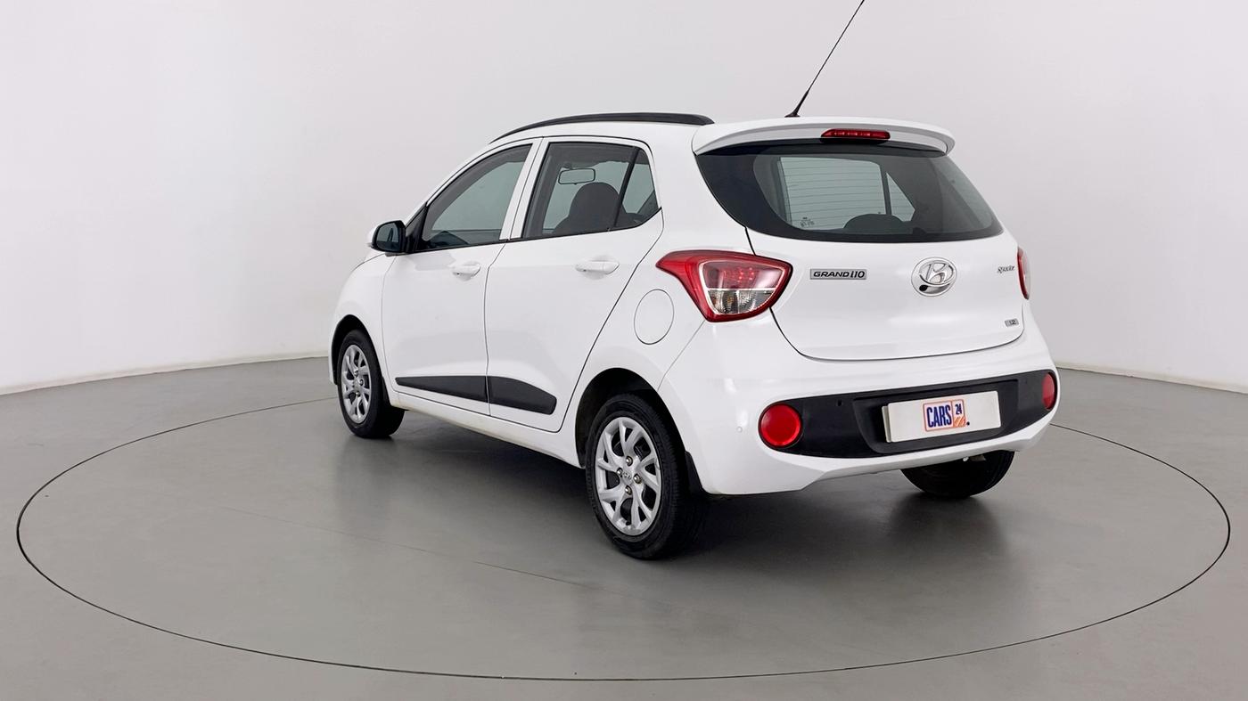 2018 Hyundai Grand i10 SPORTZ 1.2 KAPPA VTVT, Petrol, Manual, 29,497 km, Left Back Diagonal