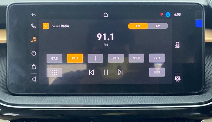 2022 Skoda SLAVIA STYLE 1.0 TSI AT, Petrol, Automatic, 6,135 km, Infotainment System