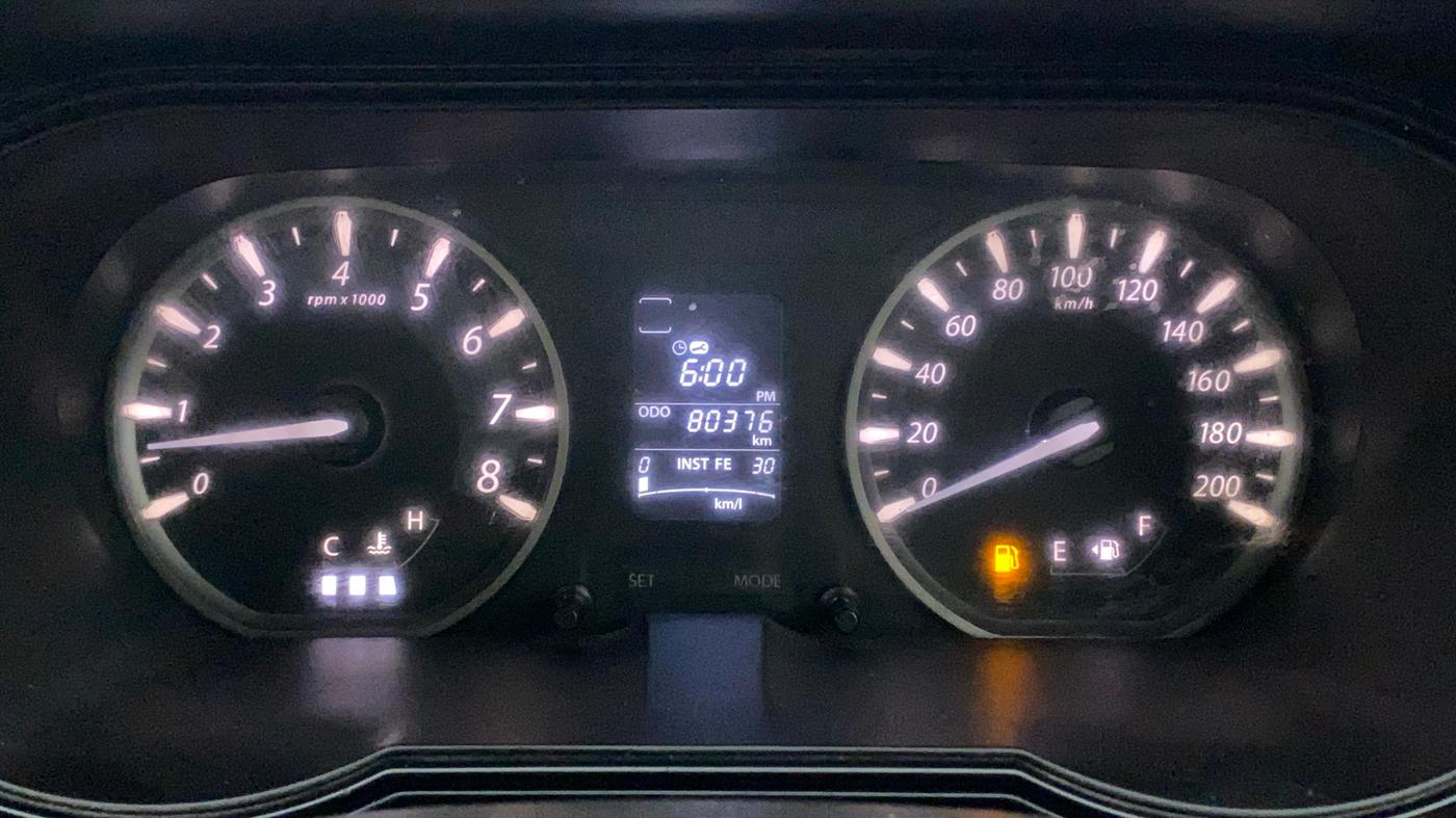 2015 Tata Zest XMS PETROL, Petrol, Manual, 80,303 km, Odometer Image