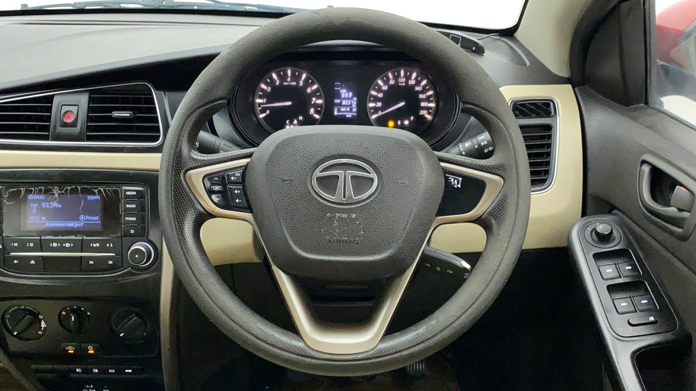 2015 Tata Zest XMS PETROL, Petrol, Manual, 80,303 km, Steering Wheel Close Up