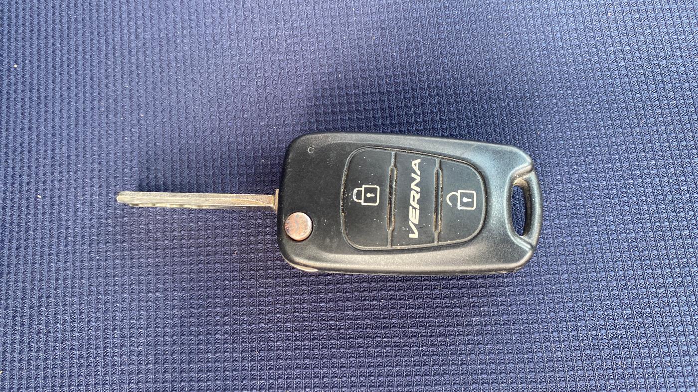 2013 Hyundai Verna FLUIDIC 1.6 VTVT SX, Petrol, Manual, 85,547 km, Key Close Up