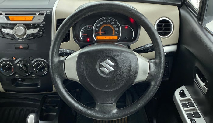 2016 Maruti Wagon R 1.0 VXI AMT, Petrol, Automatic, 51,428 km, Steering Wheel Close Up
