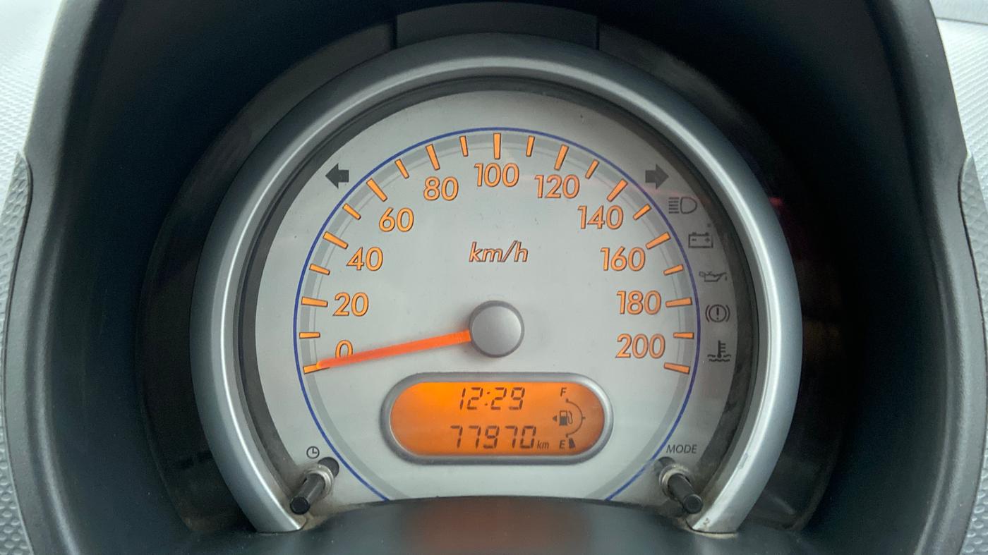 2010 Maruti Ritz LXI, Petrol, Manual, 78,158 km, Odometer Image