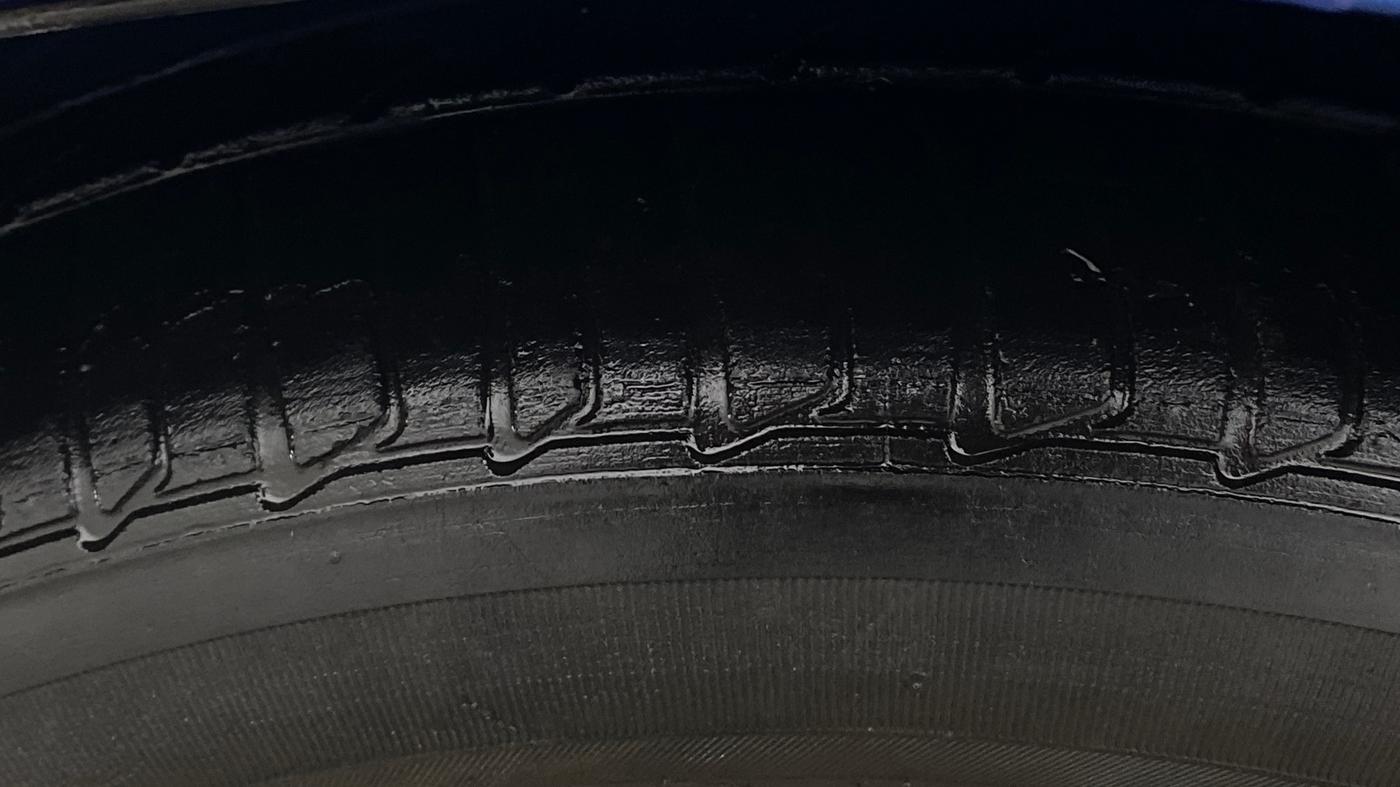 2024 Tata Tiago XZA PLUS PETROL, Petrol, Automatic, 27,542 km, Left Front Tyre Tread