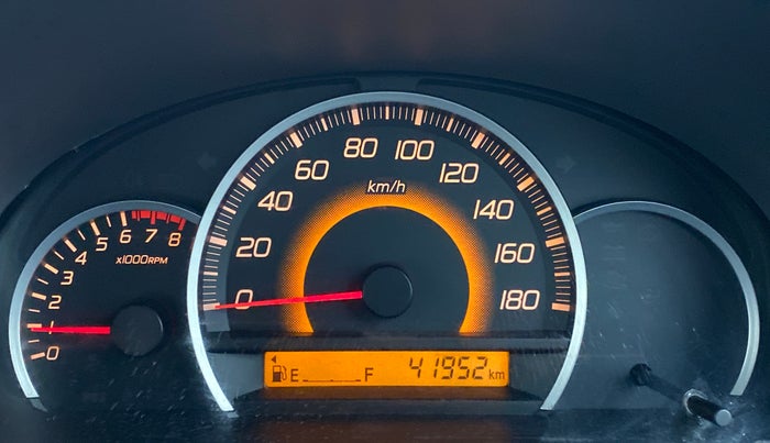 2010 Maruti Wagon R 1.0 VXI, Petrol, Manual, 42,000 km, Odometer Image