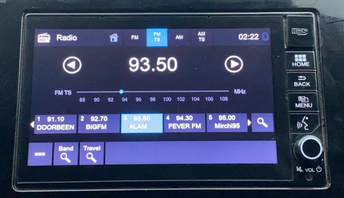 2019 Honda City ZX CVT, Petrol, Automatic, 35,385 km, Infotainment System