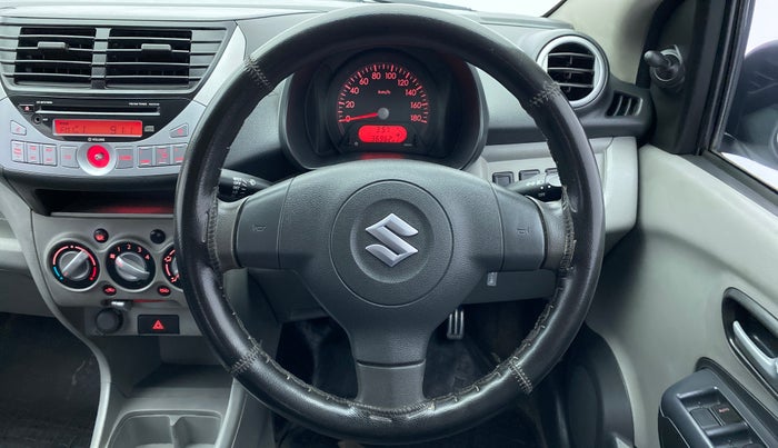 2011 Maruti A Star VXI, Petrol, Manual, 37,014 km, Steering Wheel Close Up