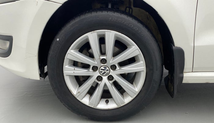 2014 Volkswagen Polo HIGHLINE1.2L, Petrol, Manual, 95,764 km, Left Front Wheel