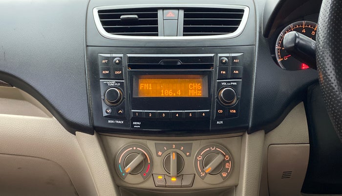 2017 Maruti Swift Dzire VXI (O), Petrol, Manual, 95,286 km, Air Conditioner
