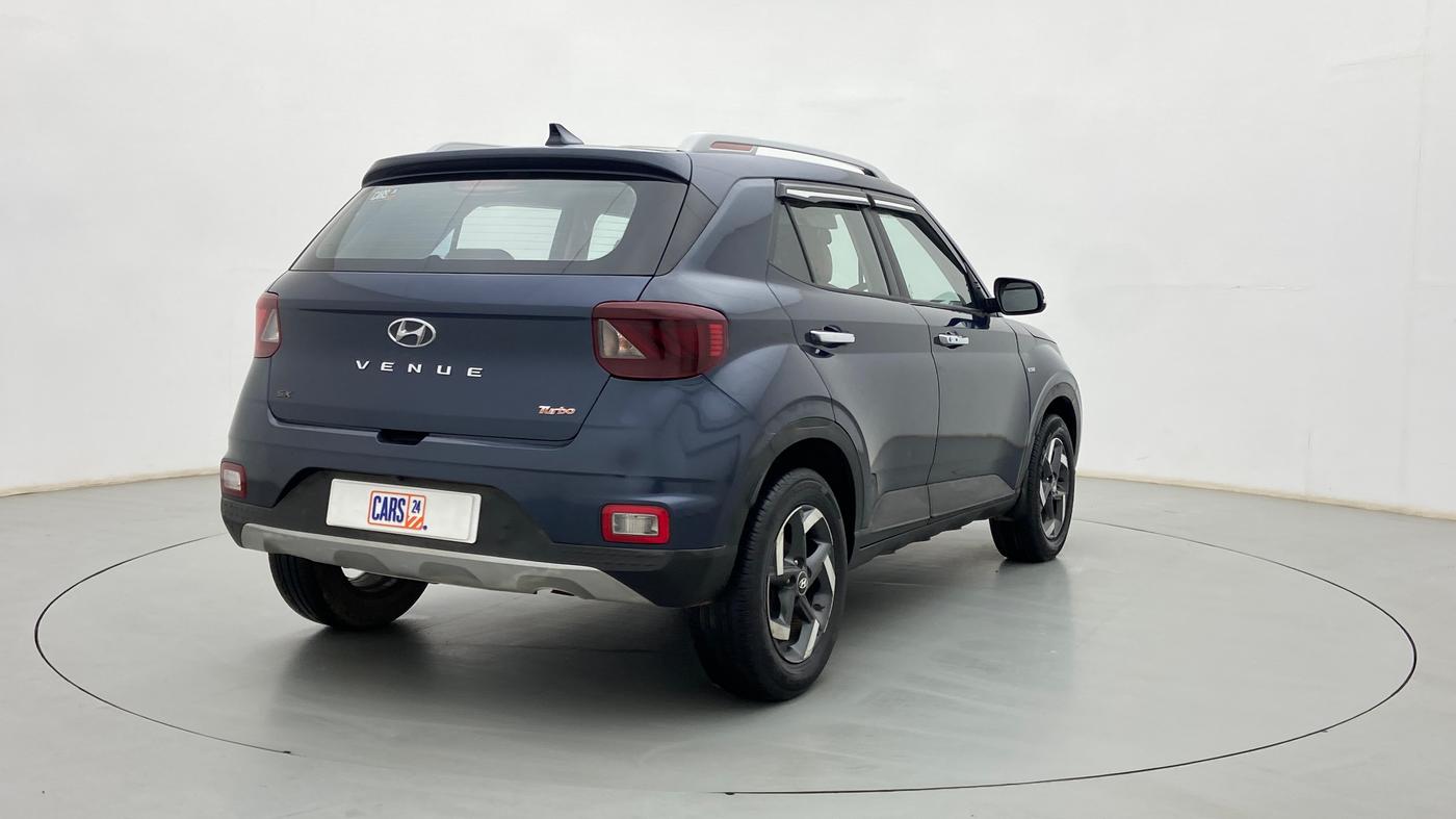 2019 Hyundai VENUE SX PLUS 1.0 TURBO DCT, Petrol, Automatic, 95,138 km, Right Back Diagonal