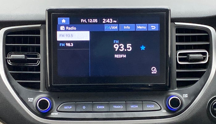 2020 Hyundai Verna SX 1.5 CRDI AT, Diesel, Automatic, 63,004 km, Infotainment System