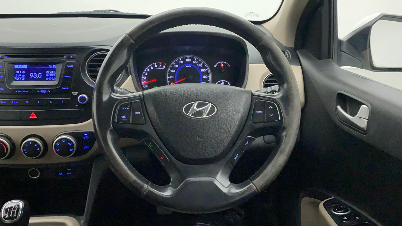 2015 Hyundai Grand i10 ASTA 1.2 KAPPA VTVT, Petrol, Manual, 60,162 km, Steering Wheel Close Up