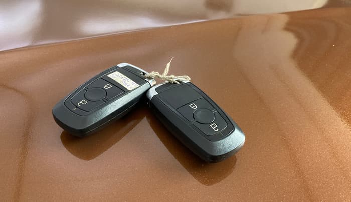 2019 Ford Ecosport TITANIUM 1.5L DIESEL, Diesel, Manual, 1,09,189 km, Key Close Up
