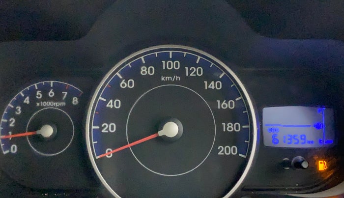2012 Hyundai i10 MAGNA 1.2, Petrol, Manual, 61,470 km, Odometer Image