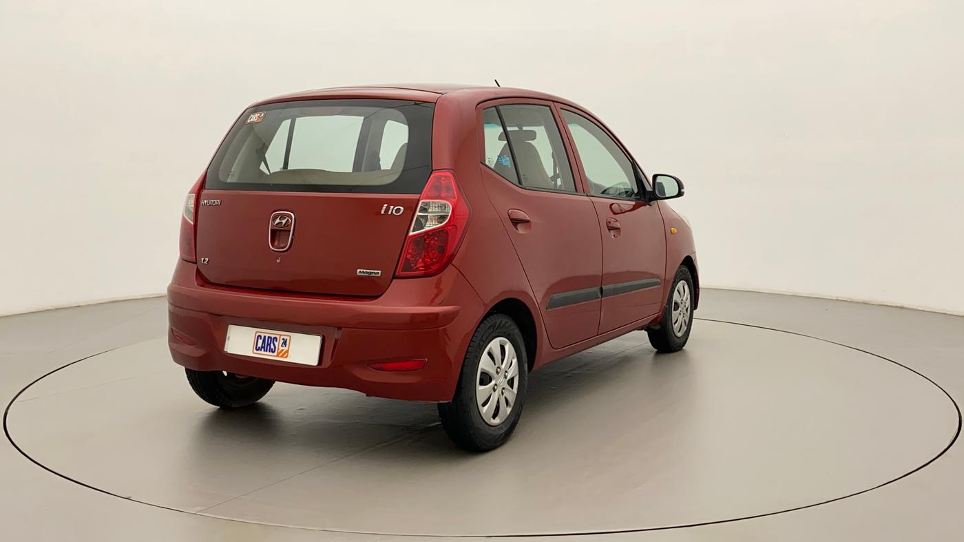 2012 Hyundai i10 MAGNA 1.2, Petrol, Manual, 61,470 km, Right Back Diagonal
