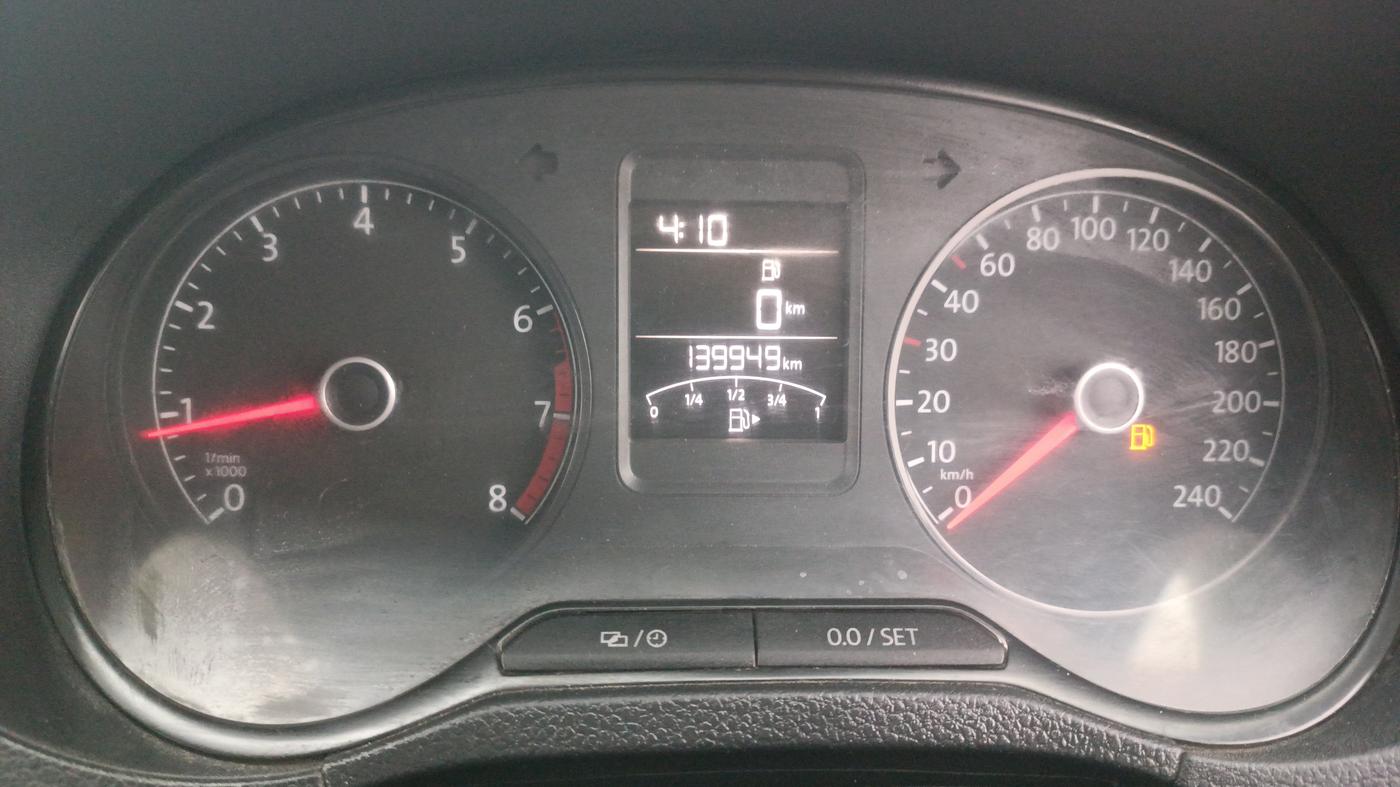 2017 Volkswagen Ameo COMFORTLINE 1.2L, Petrol, Manual, 1,39,949 km, Odometer Image