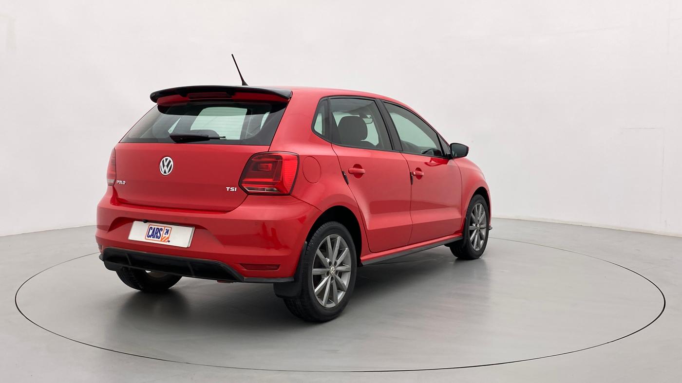 2020 Volkswagen Polo HIGHLINE PLUS 1.0 TSI MT, Petrol, Manual, 18,681 km, Right Back Diagonal