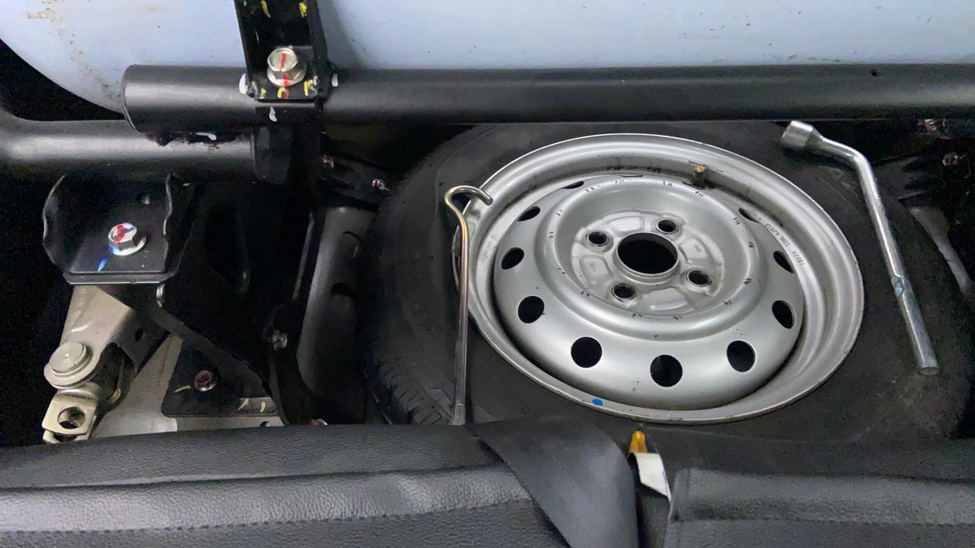 2018 Maruti Wagon R 1.0 LXI CNG, CNG, Manual, 69,967 km, Spare Tyre