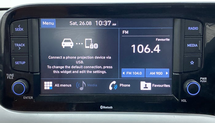 2021 Hyundai GRAND I10 NIOS ASTA 1.2 KAPPA VTVT, Petrol, Manual, 38,939 km, Infotainment System