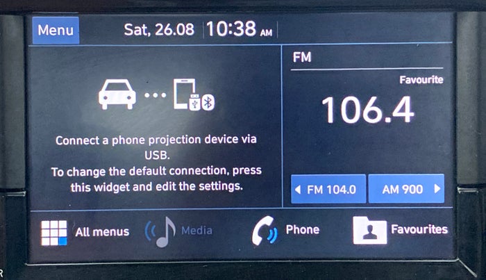 2021 Hyundai GRAND I10 NIOS ASTA 1.2 KAPPA VTVT, Petrol, Manual, 38,939 km, Touchscreen Infotainment System
