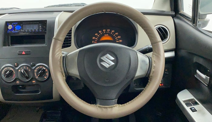 2014 Maruti Wagon R 1.0 LXI CNG, CNG, Manual, 1,05,185 km, Steering Wheel Close Up