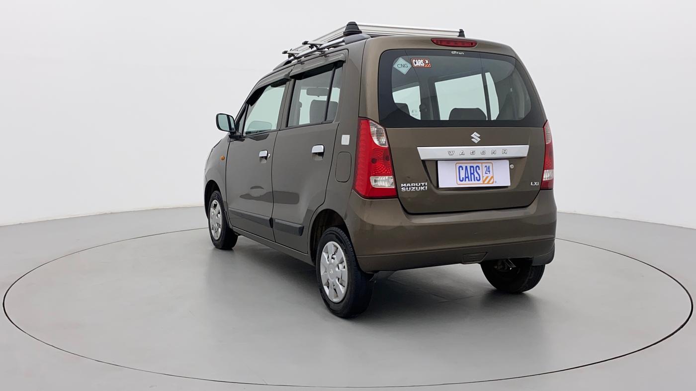 2014 Maruti Wagon R 1.0 LXI CNG, CNG, Manual, 1,05,185 km, Left Back Diagonal