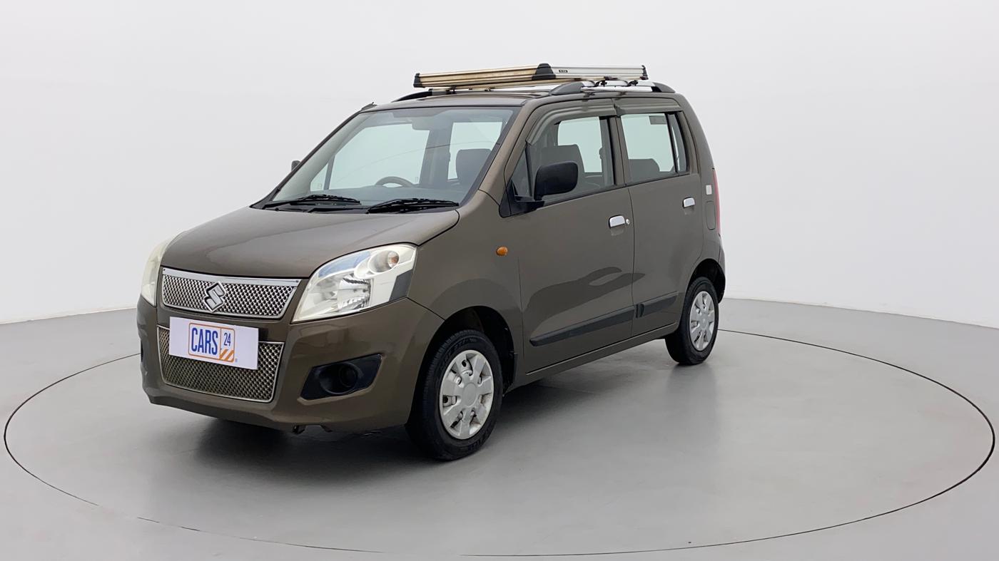 2014 Maruti Wagon R 1.0 LXI CNG, CNG, Manual, 1,05,185 km, Left Front Diagonal
