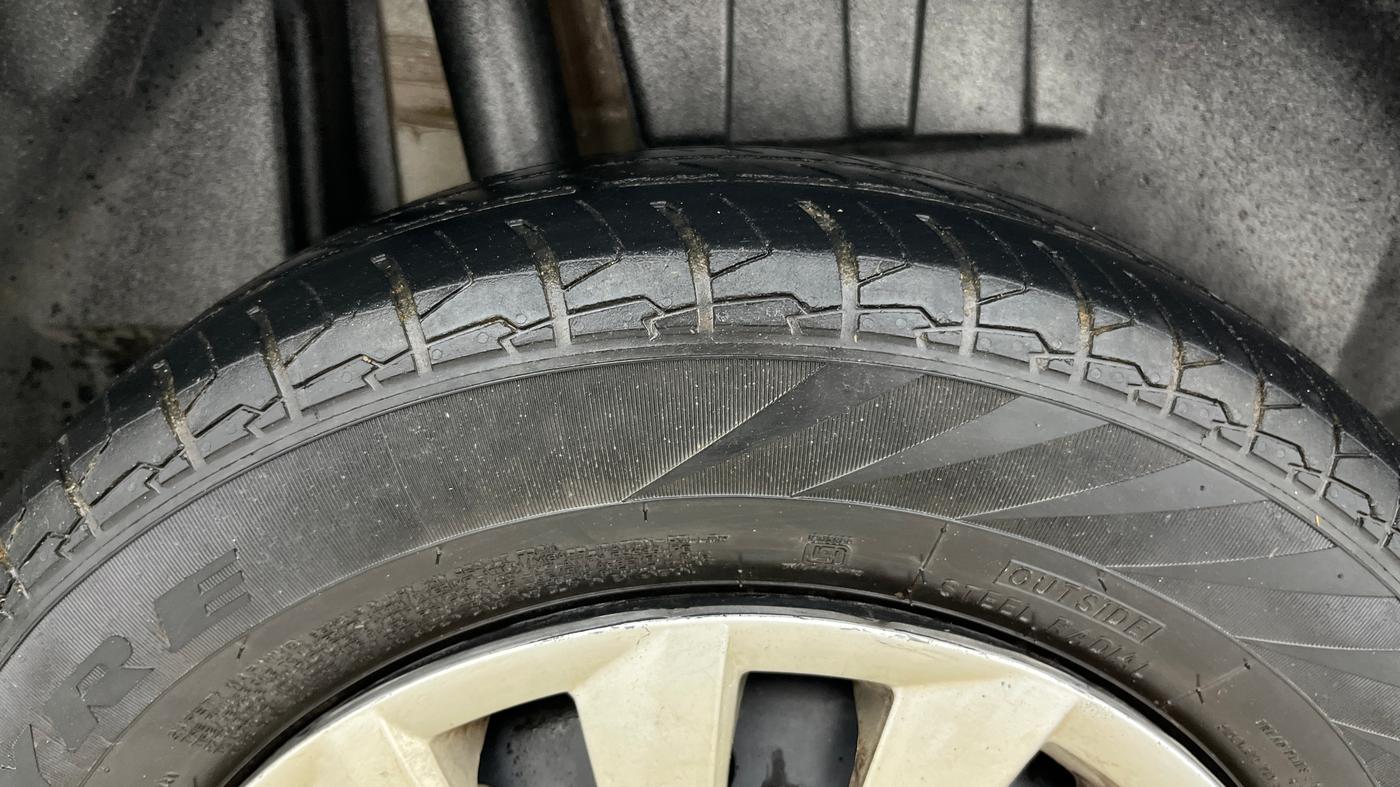 2019 Maruti Dzire VXI, Petrol, Manual, 58,671 km, Right Rear Tyre Tread