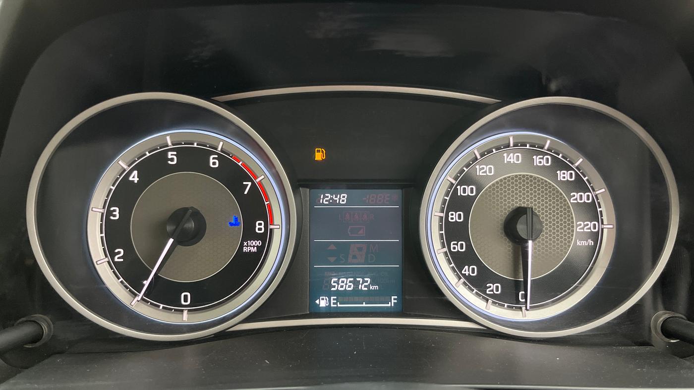 2019 Maruti Dzire VXI, Petrol, Manual, 58,671 km, Odometer Image