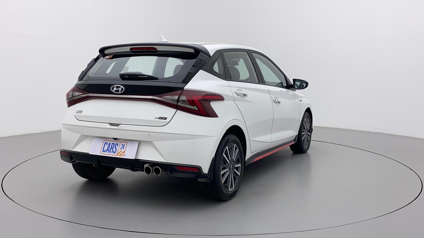 2021 Hyundai NEW I20 N LINE N8 1.0 TURBO GDI DCT, Petrol, Automatic, 23,083 km, Right Back Diagonal