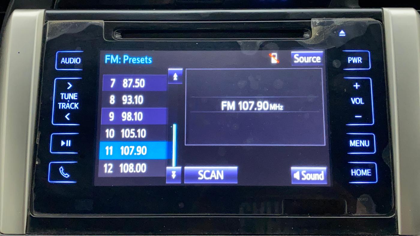 2020 Toyota Innova Crysta 2.4 GX AT 7 STR, Diesel, Automatic, 74,869 km, Infotainment System