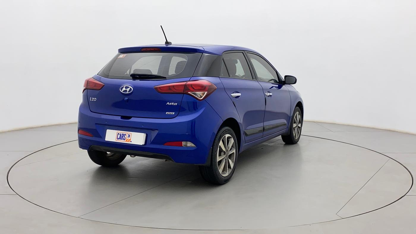 2016 Hyundai Elite i20 ASTA 1.2 (O), Petrol, Manual, 50,351 km, Right Back Diagonal