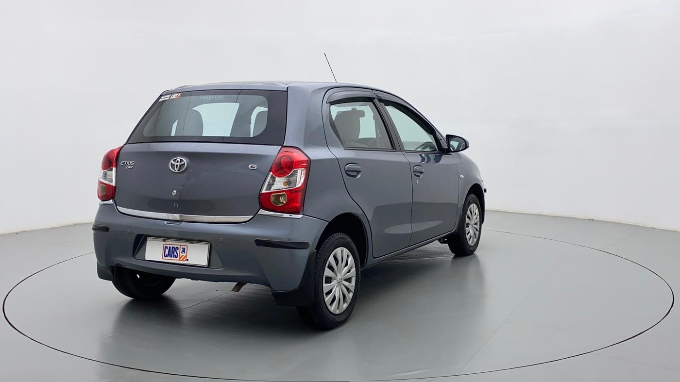 2014 Toyota Etios Liva G, Petrol, Manual, 15,283 km, Right Back Diagonal