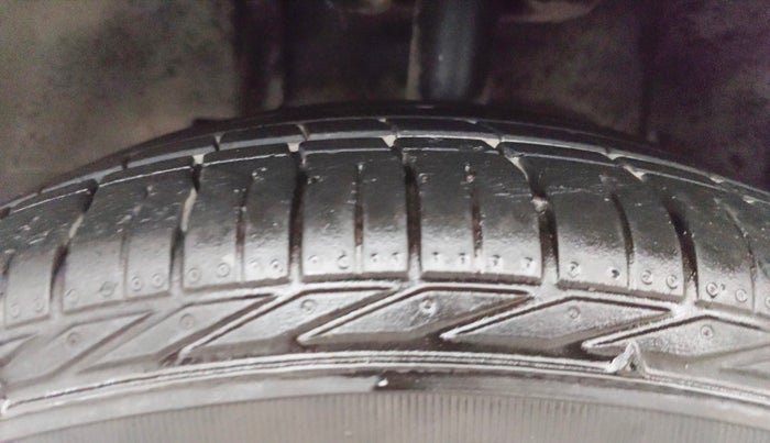 2022 Tata NEXON XZA PLUS (HS) PETROL DARK EDITION, Petrol, Automatic, 11,036 km, Left Front Tyre Tread