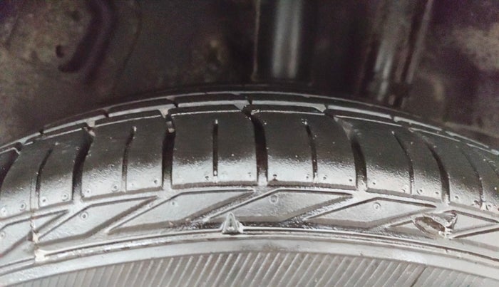 2022 Tata NEXON XZA PLUS (HS) PETROL DARK EDITION, Petrol, Automatic, 11,036 km, Left Rear Tyre Tread