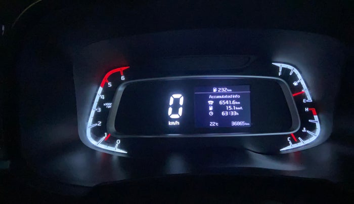 2022 KIA SONET HTX PLUS 1.5, Diesel, Manual, 36,812 km, Odometer Image